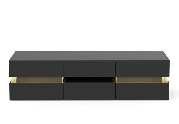 TV Möbel LED PALA schwarz