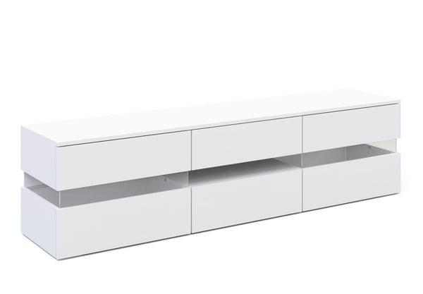 TV Möbel LED PALA weiss