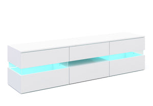 TV Möbel LED PALA weiss