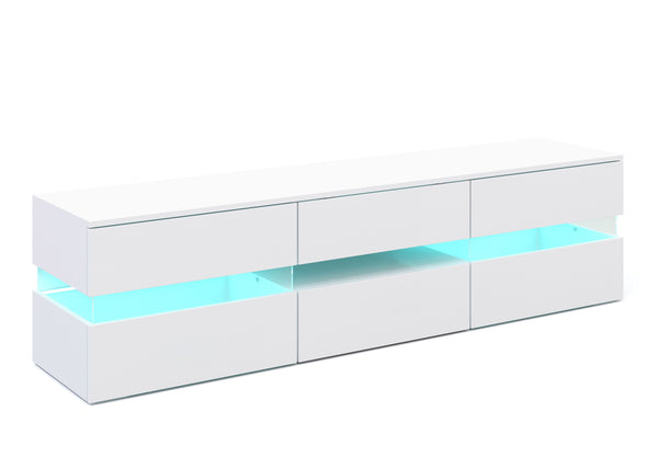 TV Möbel LED PALA weiss