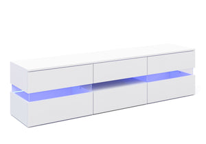 TV Möbel LED PALA weiss