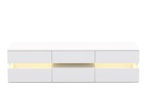 TV Möbel LED PALA weiss
