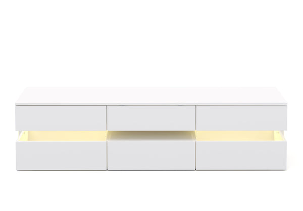 TV Möbel LED PALA weiss