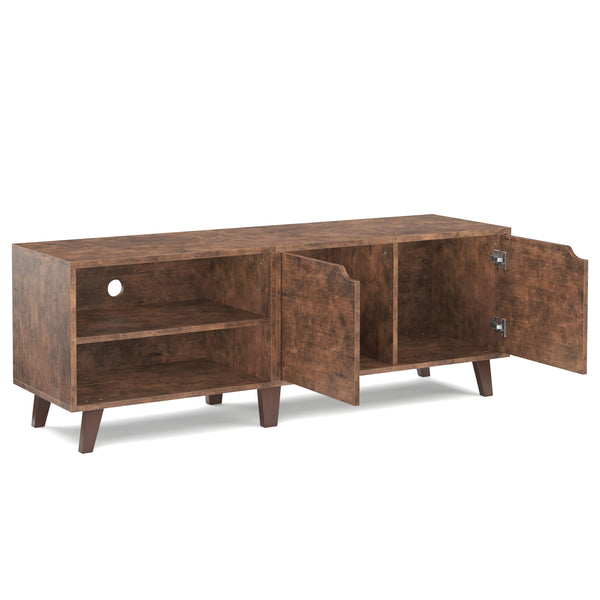 TV furniture vintage BONITA 140 x 40 x 50 cm