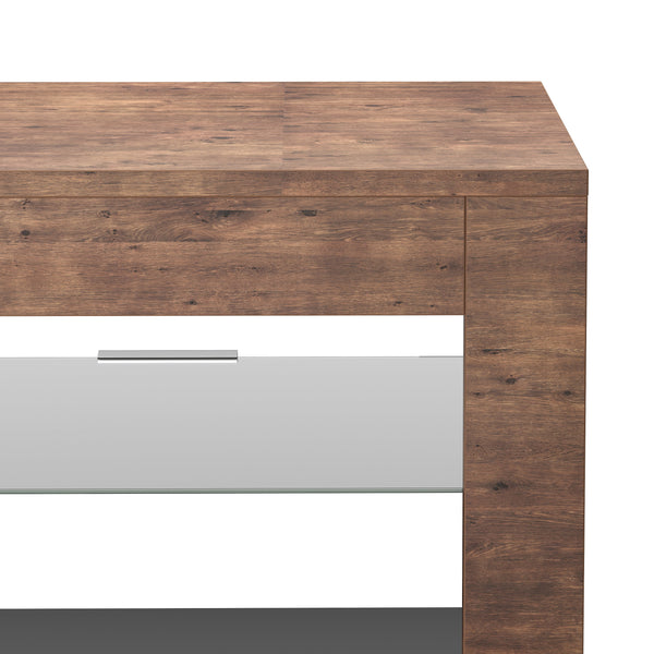 TV Möbel Vintage BONITA LED 140 x 35 x 47 cm