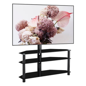 TV Möbel mit Monitorständer 32-70” schwarz