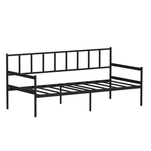Tagesbett Schlafsofa Metall LIDS 90 x 200 cm schwarz
