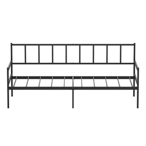 Tagesbett Schlafsofa Metall LIDS 90 x 200 cm schwarz