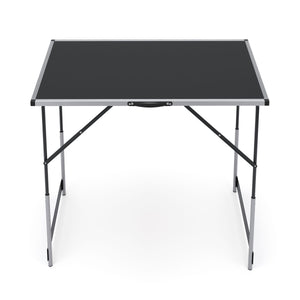 Campingtische höhenverstellbar schwarz 3er Set