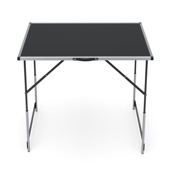 Campingtische höhenverstellbar schwarz 3er Set