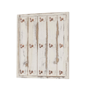 Tassenhalter Marano, Shabby-Chic 50x45x5cm ~ weiss