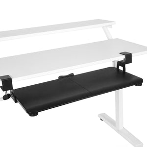 Tastaturablage ausziehbar 65 x 30 cm schwarz