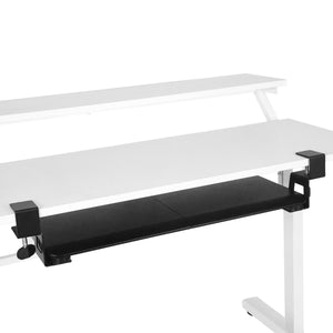 Tastaturablage ausziehbar 65 x 30 cm schwarz