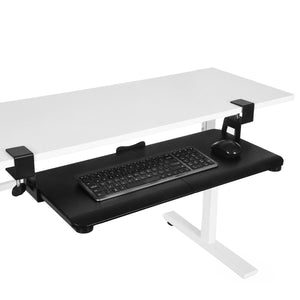 Tastaturablage ausziehbar 65 x 30 cm schwarz