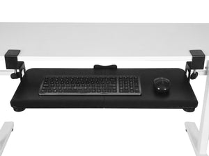 Tastaturablage ausziehbar 65 x 30 cm schwarz