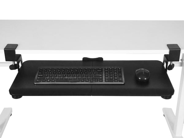 Tastaturablage ausziehbar 65 x 30 cm schwarz