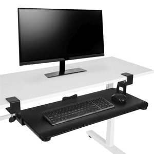 Tastaturablage ausziehbar 65 x 30 cm schwarz