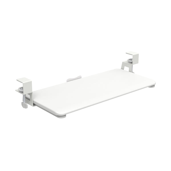 Tastaturablage ausziehbar 65 x 30 cm weiss