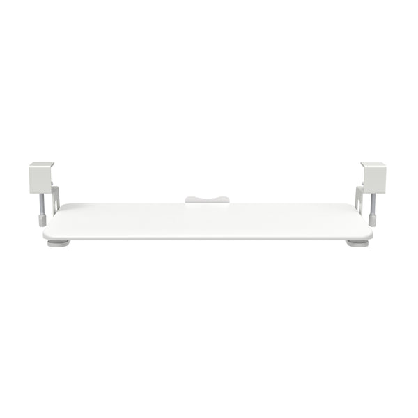 Tastaturablage ausziehbar 65 x 30 cm weiss