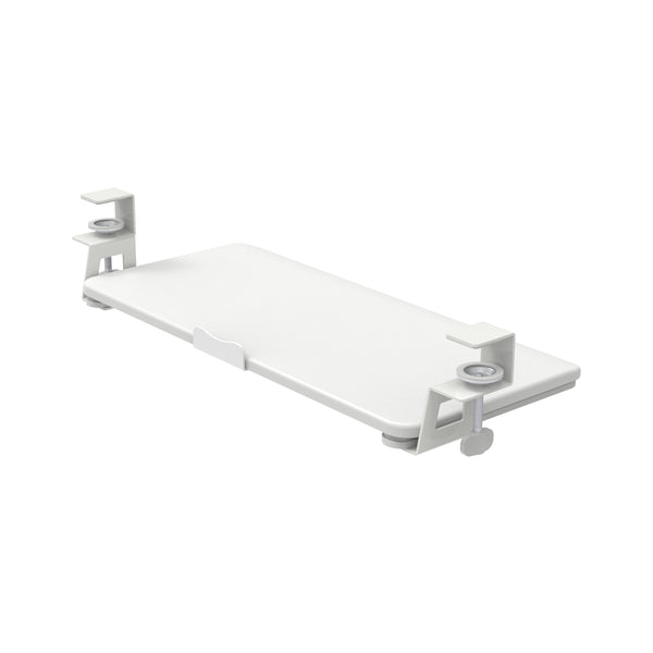 Tastaturablage ausziehbar 65 x 30 cm weiss