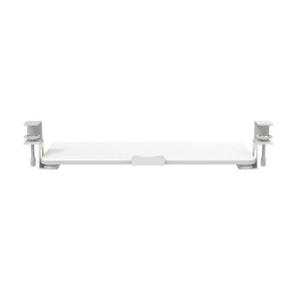 Tastaturablage ausziehbar 65 x 30 cm weiss