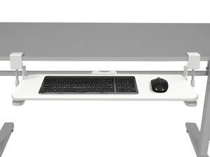Tastaturablage ausziehbar 65 x 30 cm weiss