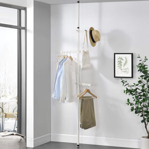 Garderobenhalter Havneby Teleskopgarderobe mit Kleiderstange