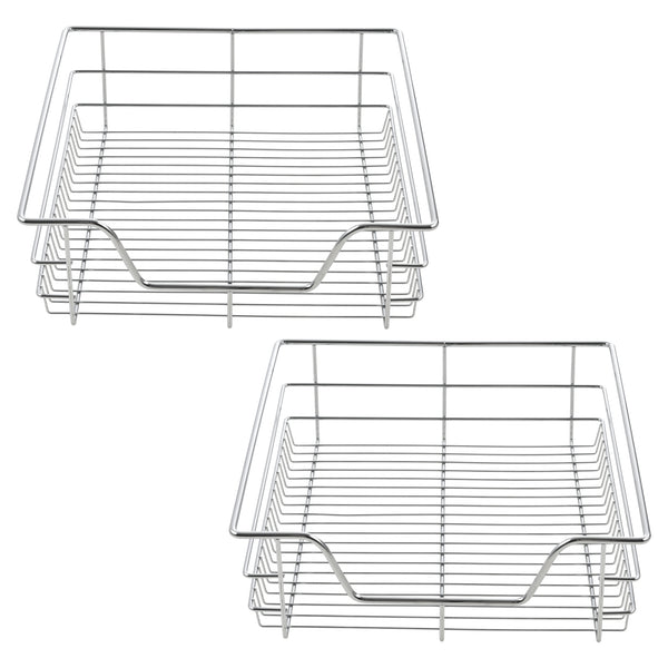 2x Teleskopschublade 50cm Schrankbreite inklusive Schienen