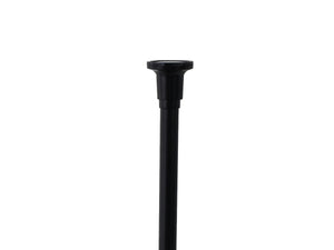 Teleskopregal mit 4 Ablagen 165 - 297 cm schwarz