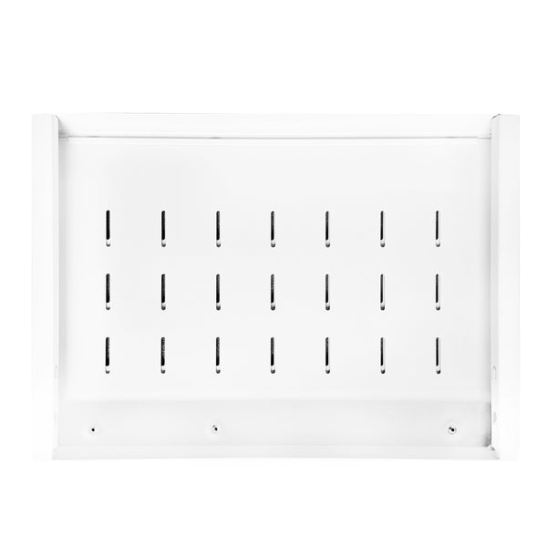 Teleskopschublade verstellbar 32 - 50 cm weiss