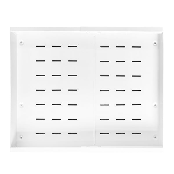 Teleskopschublade verstellbar 32 - 50 cm weiss