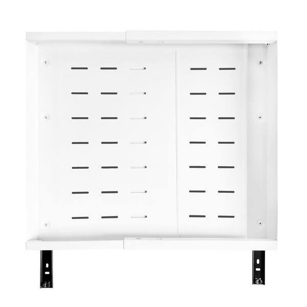 Teleskopschublade verstellbar 32 - 50 cm weiss