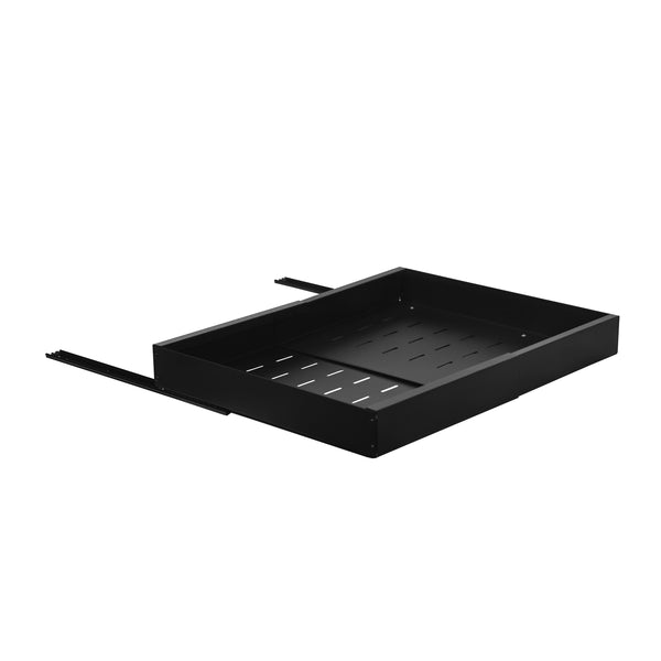 Teleskopschublade verstellbar 42 - 68 cm schwarz
