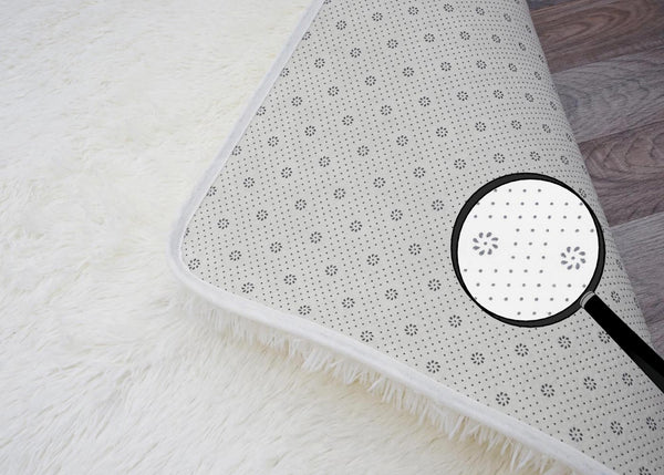 Teppich Shaggy Hochflor flauschig 160x120cm ~ rot