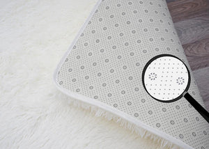 Teppich Shaggy Hochflor flauschig 200x140cm ~ dunkelbraun