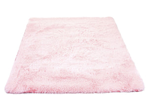 Teppich Shaggy Hochflor flauschig 200x140cm ~ rosa