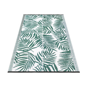Outdoor Teppich TROPIC 150 x 90 cm grün/weiss