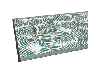 Outdoor Teppich TROPIC 240 x 150 cm grün/weiss