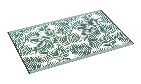 Outdoor Teppich TROPIC 270 x 180 cm grün/weiss