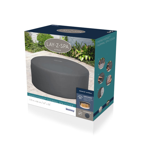 Thermoabdeckung für Lay-Z-Spa Whirlpool 170 x 66 cm