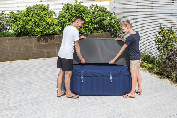 Thermoabdeckung für Lay-Z-Spa Whirlpool eckig 180 x 180 x 71 cm