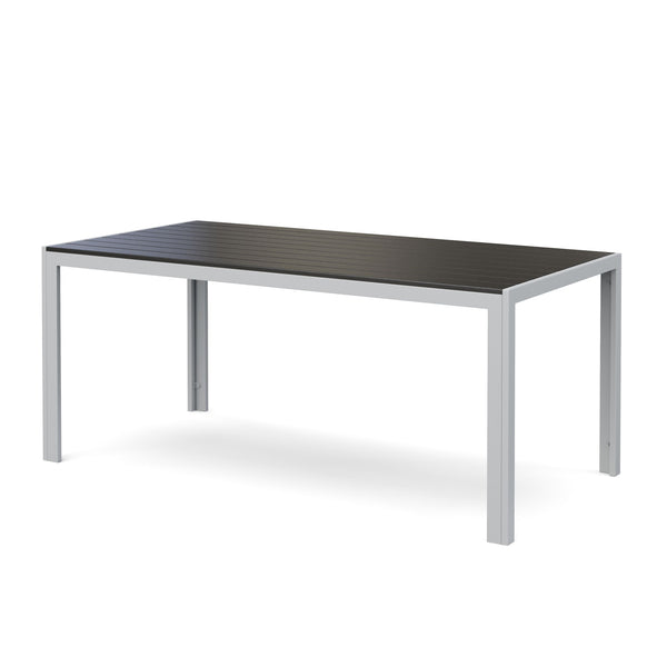 Tisch Polywood 180x90cm, anthrazit