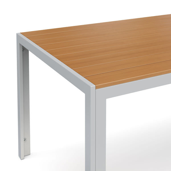 Tisch Polywood 180x90cm, braun