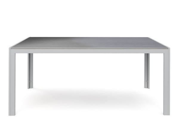 Tisch Polywood 180x90cm, grau