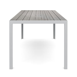Tisch Polywood 180x90cm, grau