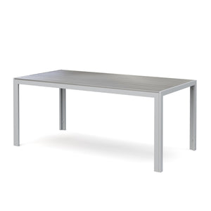 Tisch Polywood 180x90cm, grau
