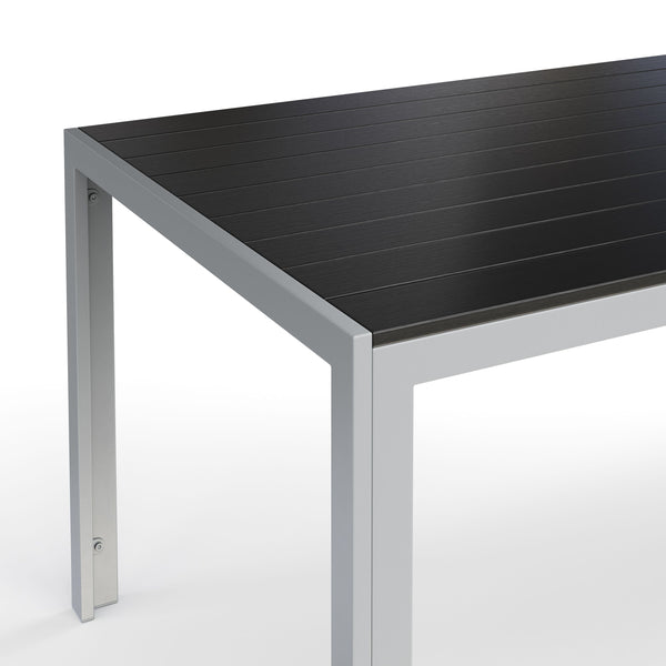Tisch Polywood 180x90cm, anthrazit