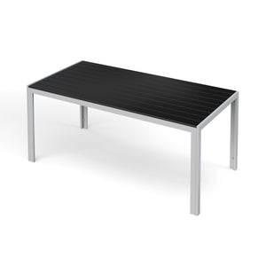 Tisch Polywood 180x90cm, anthrazit