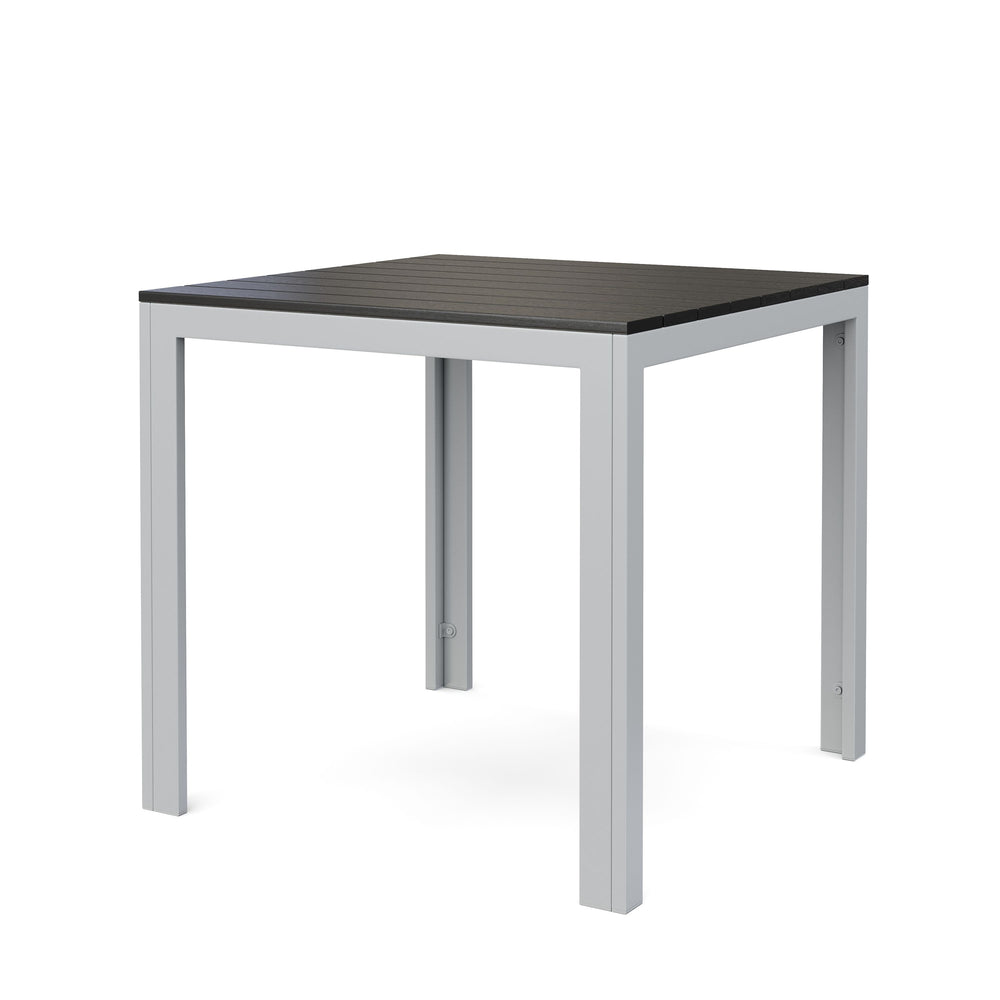 Polywood table 80 x 80 cm anthracite