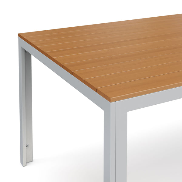 Tisch Polywood 200x100cm, braun